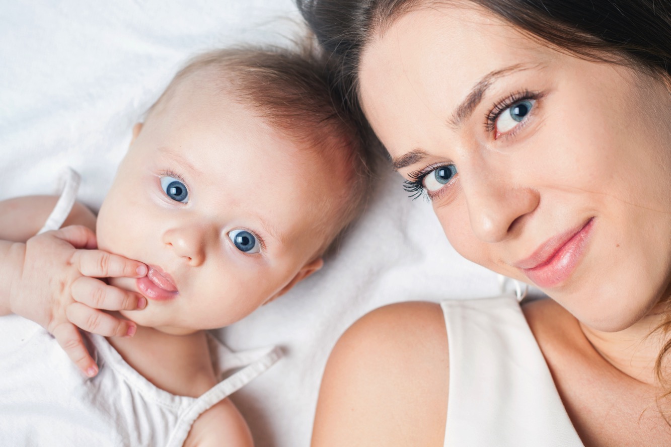 mother and her baby